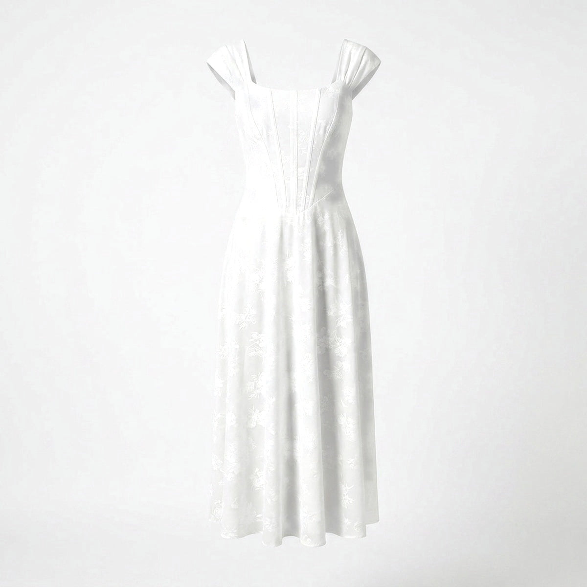 Floral Midi Summer Dress