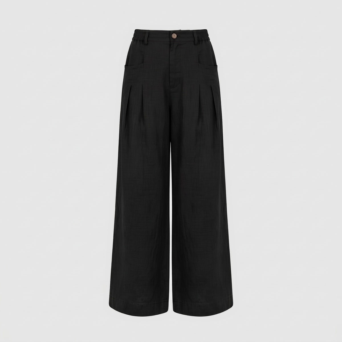 Vera Pleated Linen Trousers