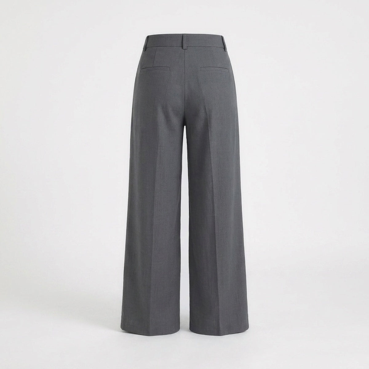 High Waist Linen Blend Pants