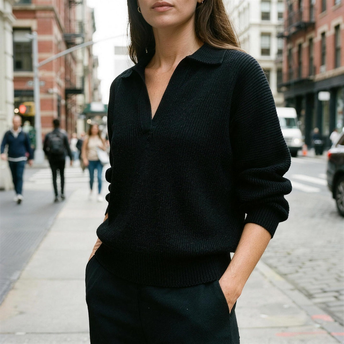 Margaret Polo Knit Sweater