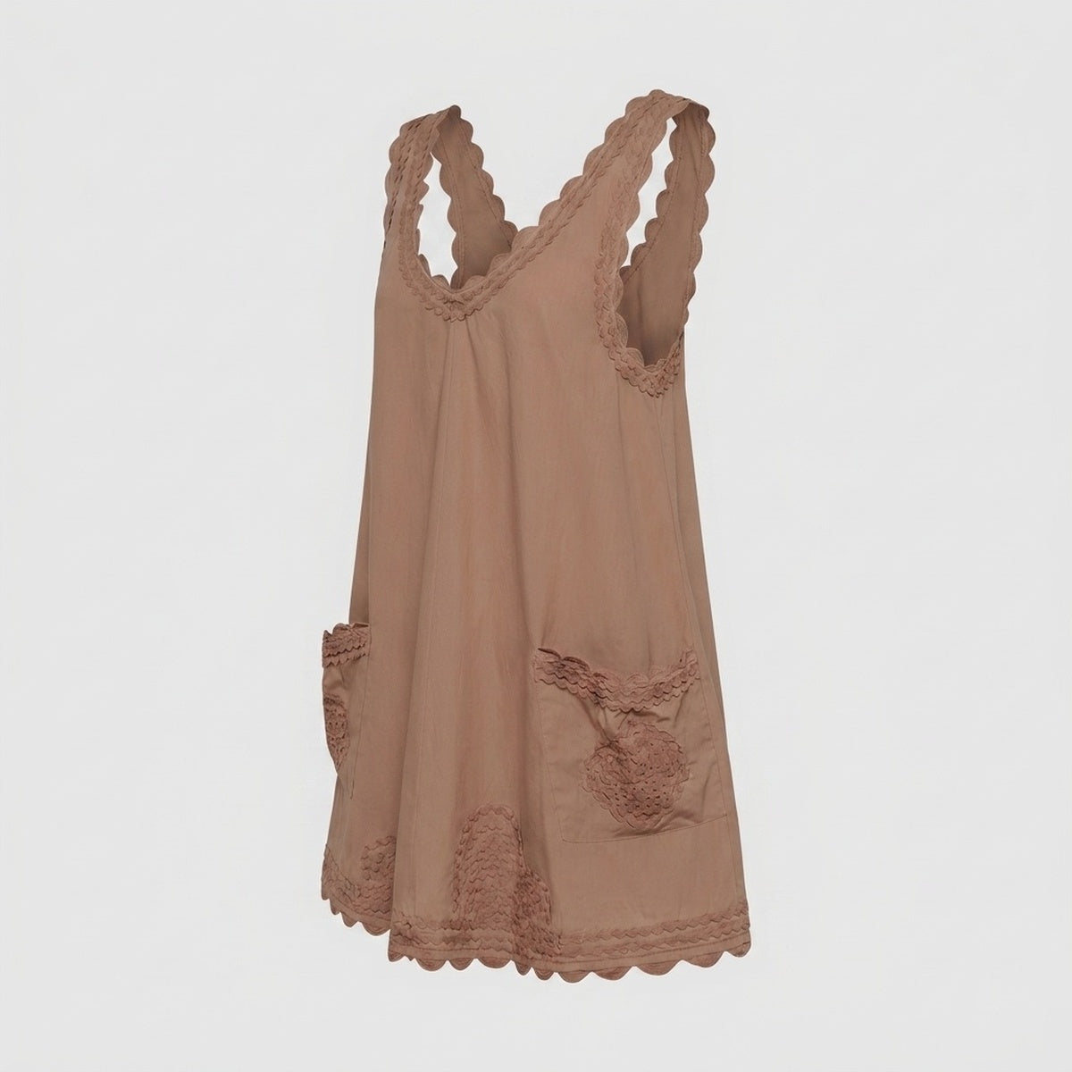 Hibiscus Ric Rac Poplin Dress