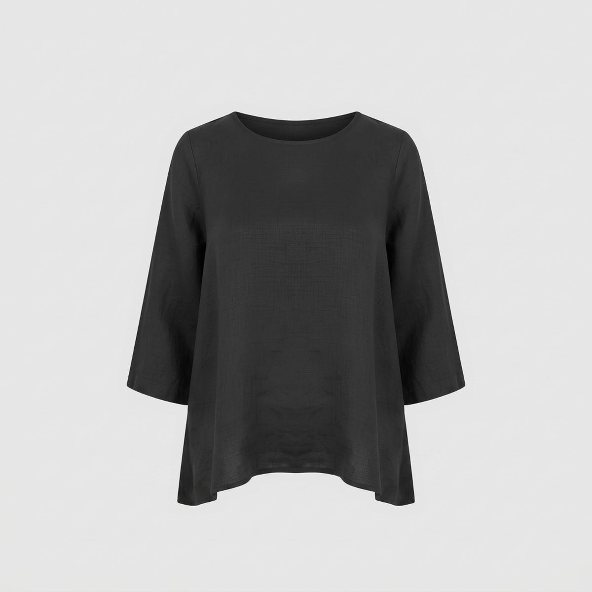 Anna Asymmetric Linen Top