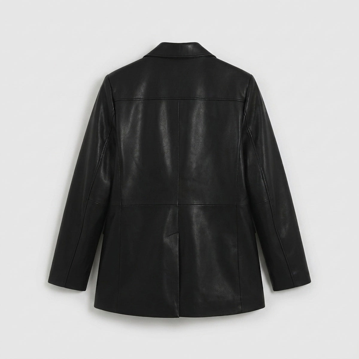 Leather Blazer Oversized