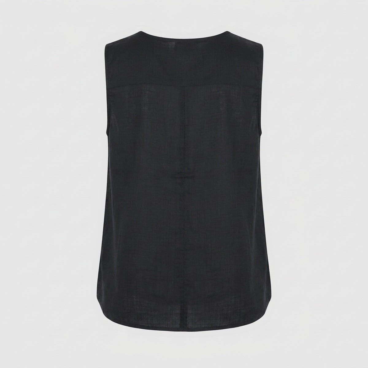 Button Down Linen Tank Top