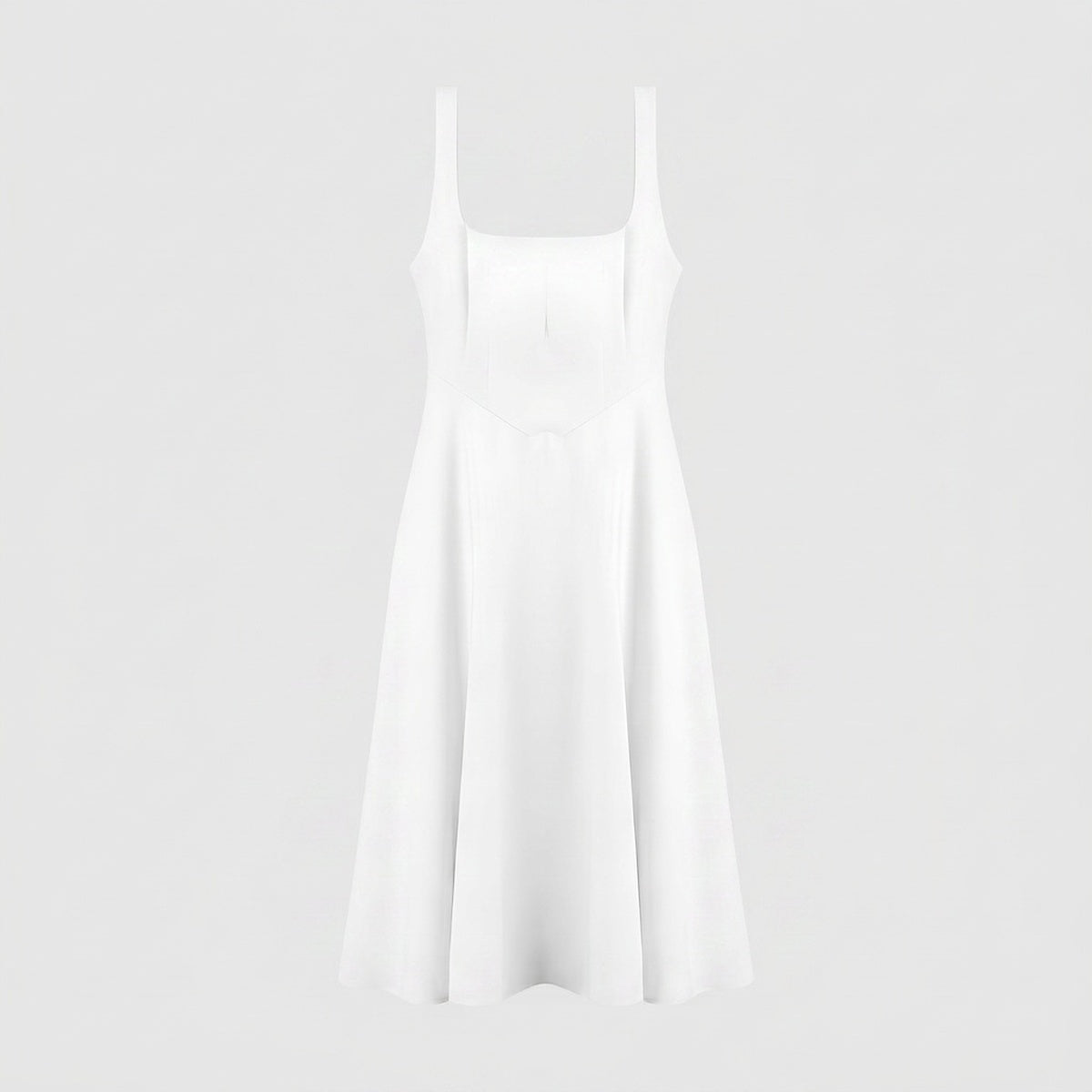 Square Neck Midi Dress Luna