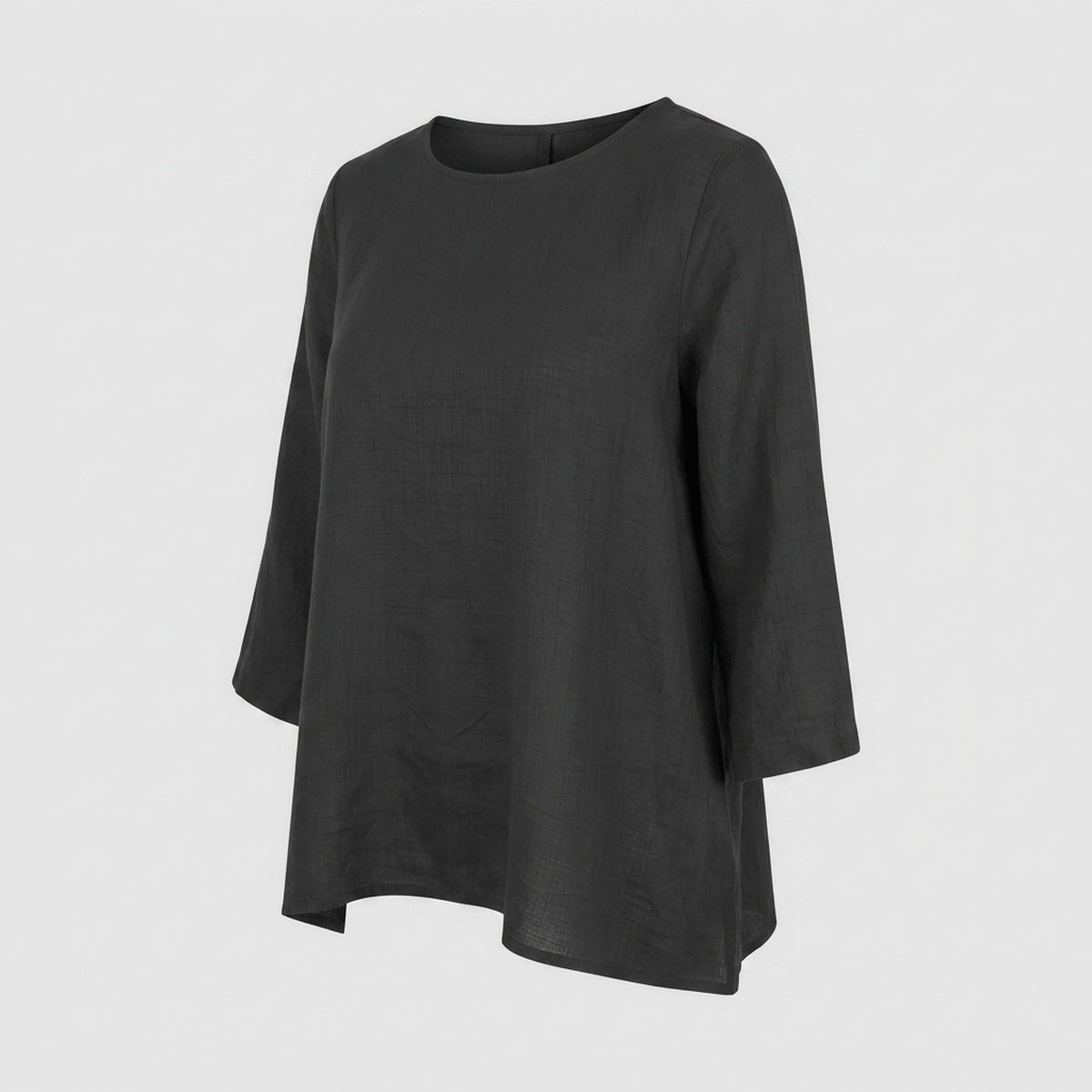 Anna Asymmetric Linen Top