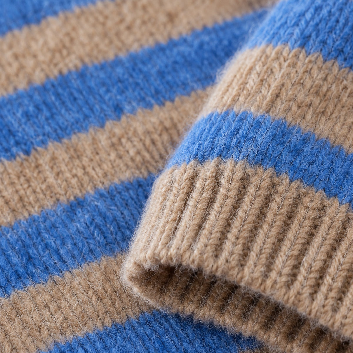 Striped Oversized Cropped Jumper