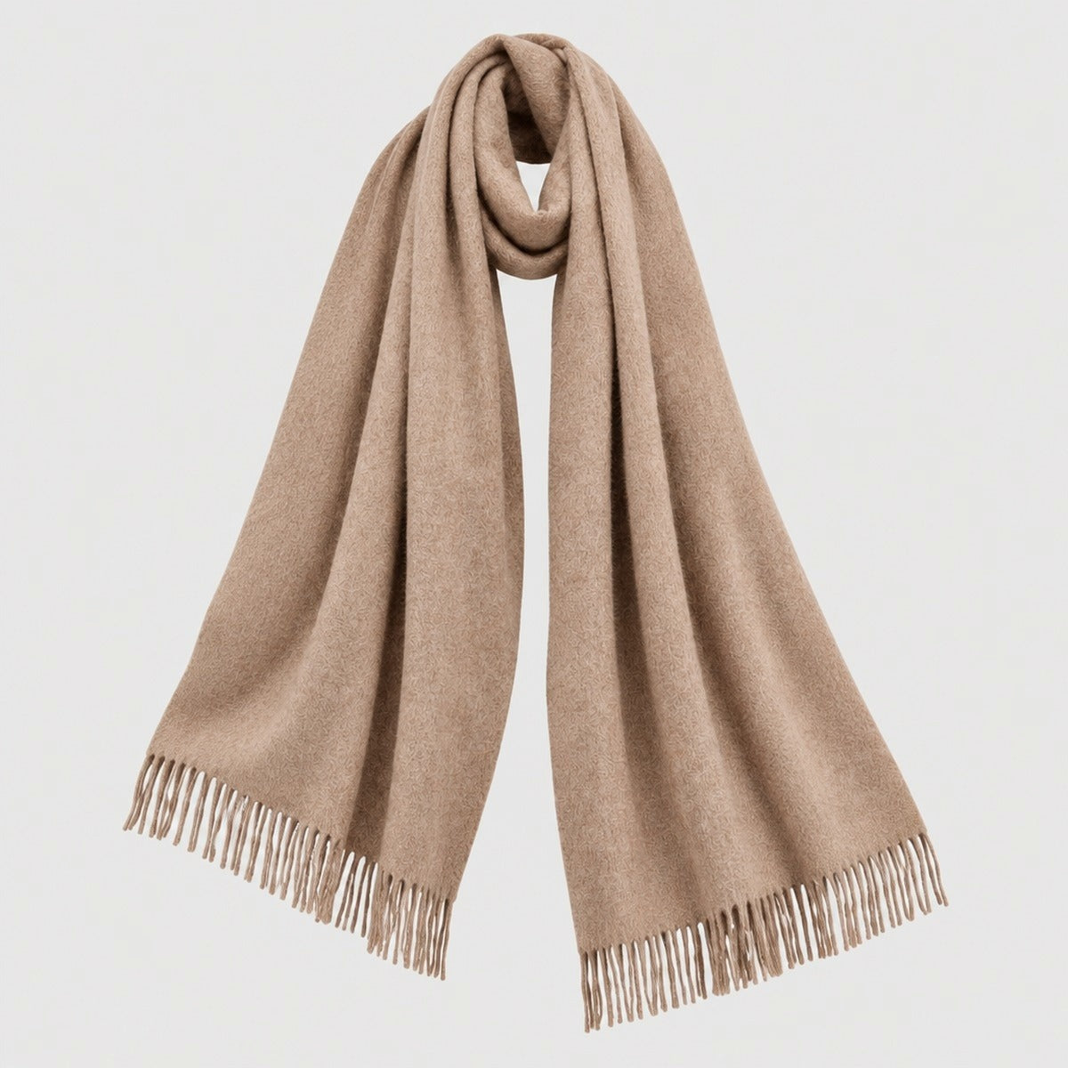 Brushed Cashmere Oversized Stole