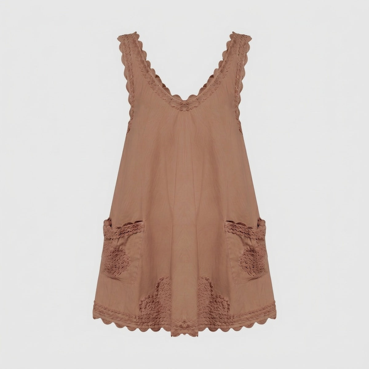 Hibiscus Ric Rac Poplin Dress